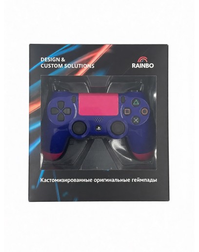 Беспроводной кастомизированный геймпад Sony DualShock 4 (CUH-ZCT2E) Синий прайм 