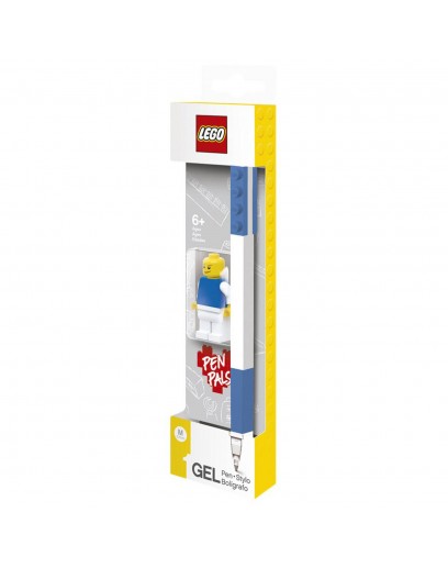 Набор синяя гелевая ручка и фигурка IQHK LEGO 16 см 526009 