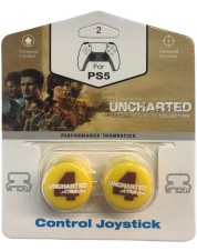 Насадки на стики Thumbstick Uncharted 4 (Yellow) (PS4 / PS5)