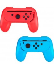 Держатель для Joy-Con Controller Grip Dobe (TNS-851) Голубой / Красный (Nintendo Switch)