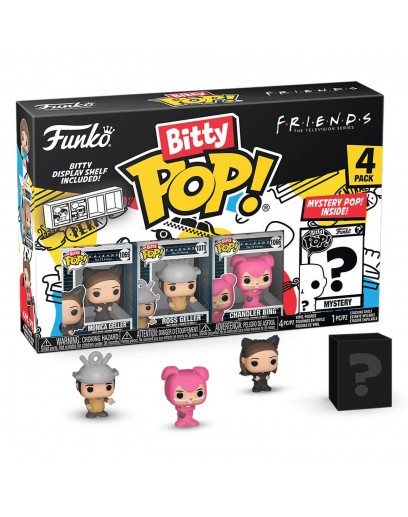 Фигурка Funko Bitty POP!: Friends S3: Monica Geller+Ross Geller+Chandler Bing+Mystery (1 of 4) 4PK 73050 