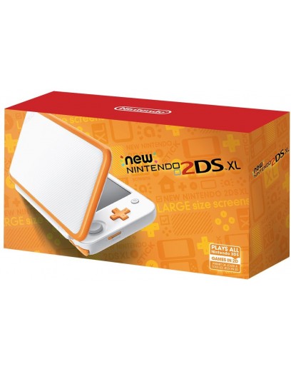 Игровая приставка New Nintendo 2DS XL White Orange (Оранжевая-Белая) 