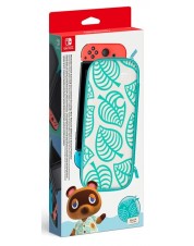Чехол в стиле Animal Crossing: New Horizons и защитная плёнка для Nintendo Switch
