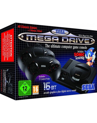 Игровая приставка SEGA Mega Drive Mini + 42 игры 