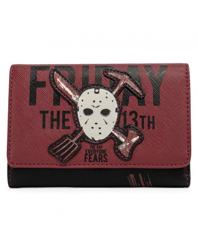 Кошелек Loungefly Friday The 13th Jason Mask Tri-Fold Wallet FRIWA0004 