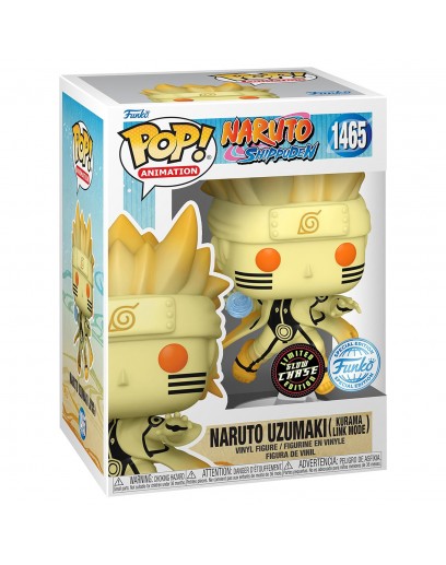 Фигурка Funko POP! Animation: Naruto Shippuden: Naruto Uzumaki (Kurama Link) w/GW Chase (Exc) 71633 