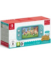 Игровая приставка Nintendo Switch Lite (Бирюзовый) + код загрузки Animal Crossing