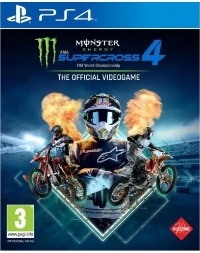 Monster Energy Supercross - The Official Videogame 4 (английская версия) (PS4) 