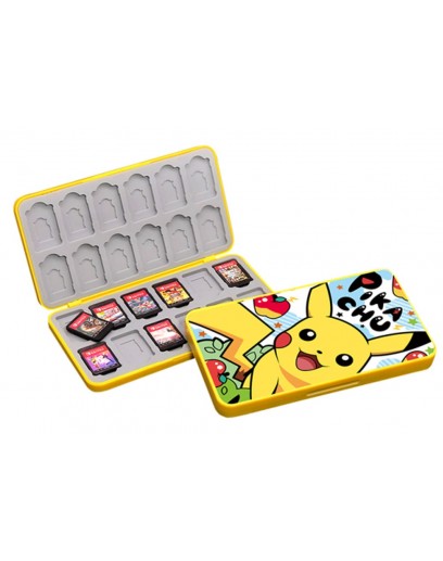 Кейс для хранения 24 картриджей Nintendo Switch (Pikachu) 
