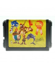 Игровой картридж для Sega Сборник 25 в 1 (русская версия) (LKing+JBook+...)