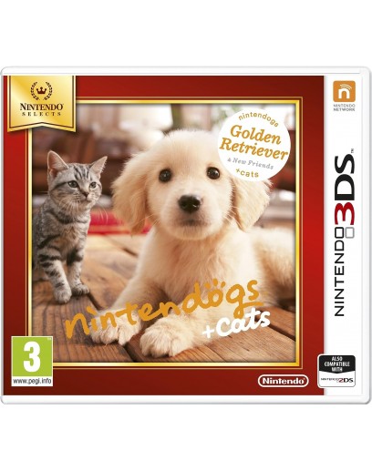 Nintendogs + Cats: Голден-ретривер и новые друзья (Nintendo Selects) (русская версия) (3DS) 