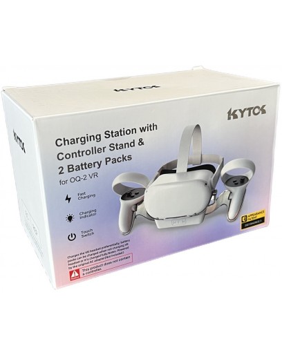 Зарядная станция Kytok Charging Station with Controller Stand & 2 Battery Packs (KT-K509) для Oculus Quest 2 