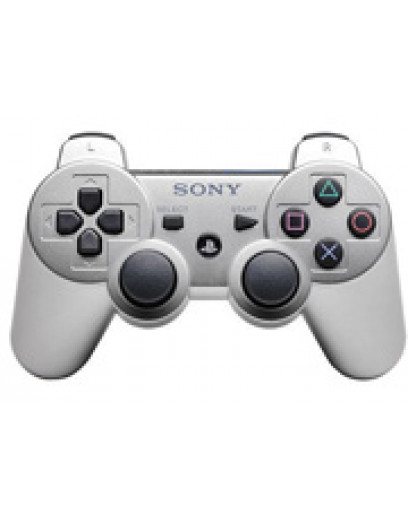 Джойстик беспроводной для Sony DualShock 3 (серебро) 