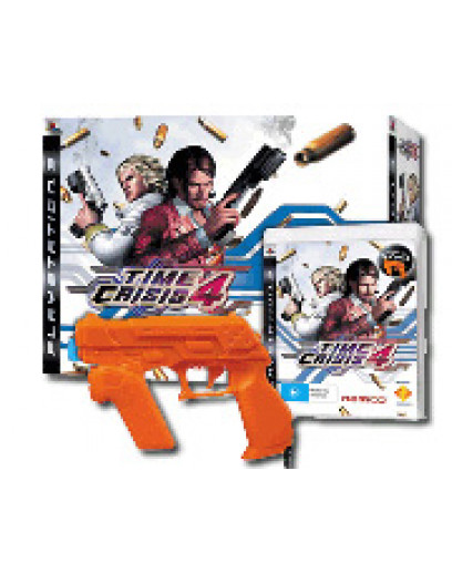 Пистолет G-Con Gun + Игра Time Crisis 4 (PS 3) 