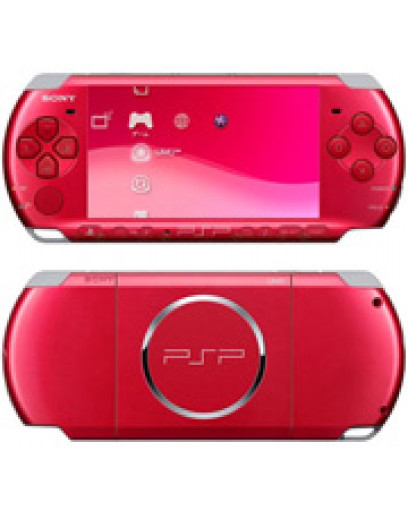 Игровая приставка Sony Playstation Portable (PSP) Slim&Lite 3000 Красная 