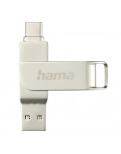 Флешка Hama "C-Rotate Pro" USB-C 3.1/3.0, 64GB, 70MB/s, silver