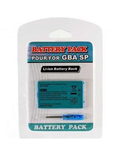 Аккумулятор Battery Pack для Game Boy Advance SP (GBA) 