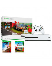 Игровая приставка Microsoft Xbox One S 1 ТБ + Forza Horizon 4 + DLC LEGO Speed Champions