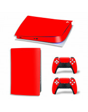 Виниловая наклейка для PS5 Digital Edition (Red)