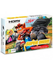 Игровая приставка 16 bit Super Drive HDMI Crash (Черная)