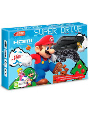 Игровая приставка 16 bit Super Drive HDMI Mario (Черная)