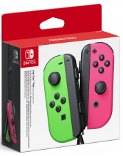 Джойстики Joy-Con (неоновый зеленый / неоновый розовый) (Nintendo Switch)